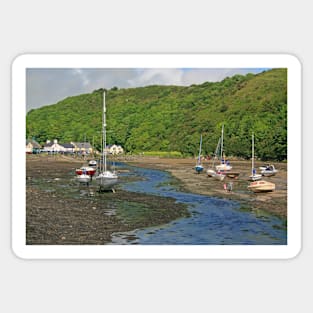 Low Tide at Solva Sticker